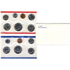 United States Mint UNC coinset 1981 P, D and S